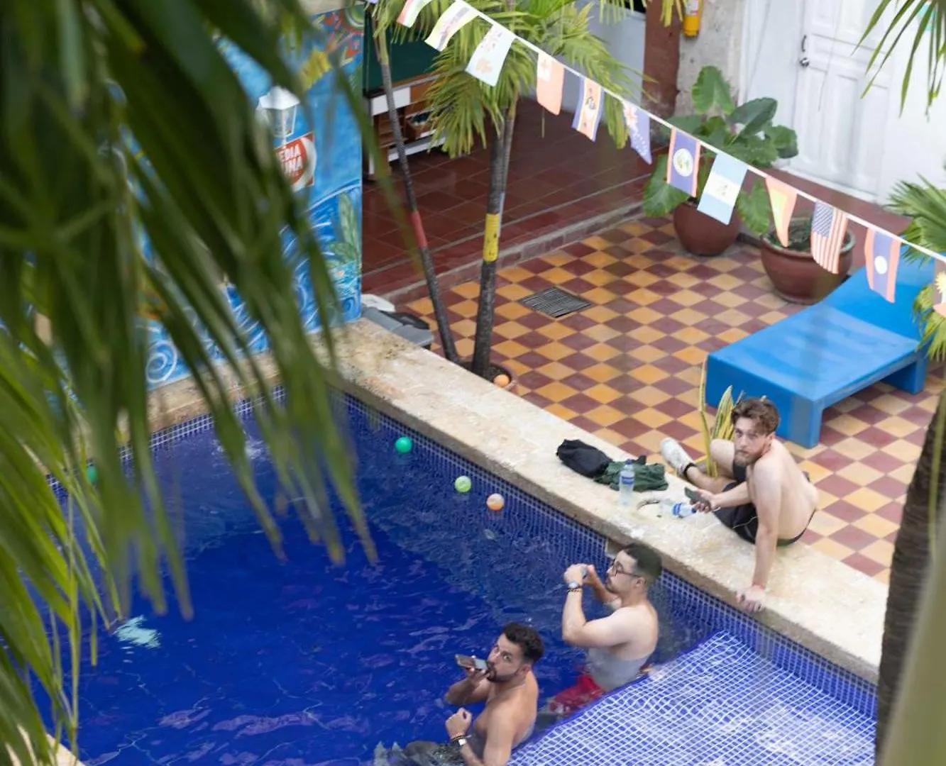 Media Luna Hostel Cartagena קולומביה